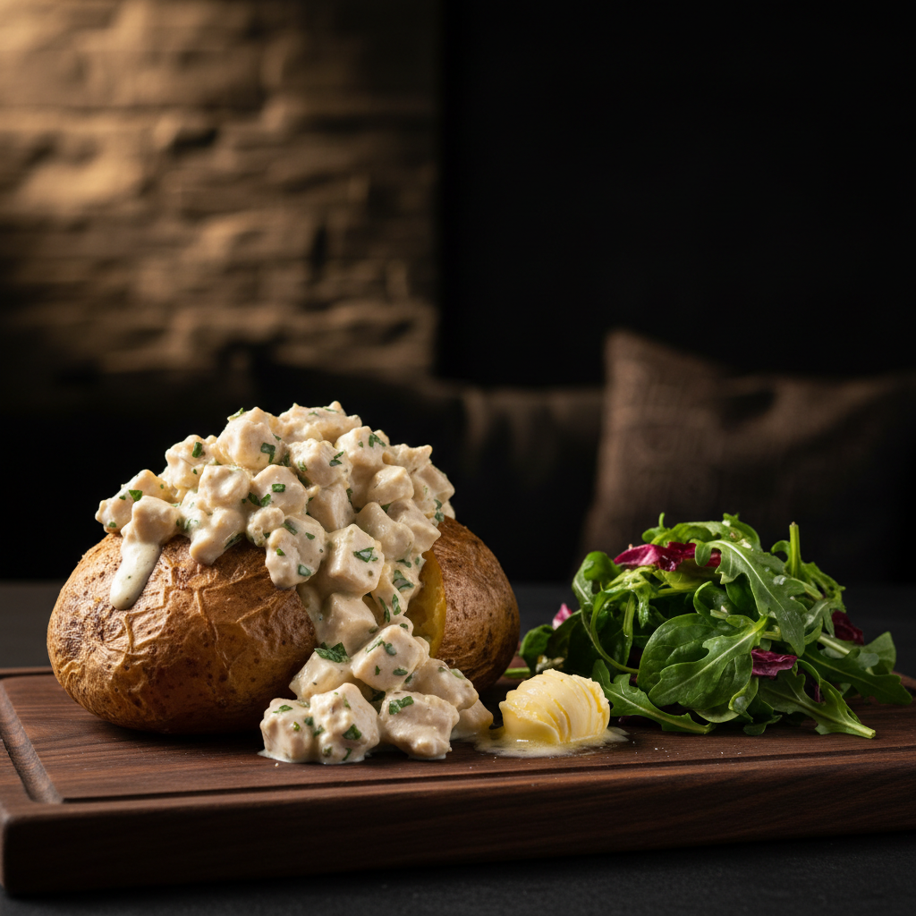 Bakad Potatis Kycklingröra – Strandköket